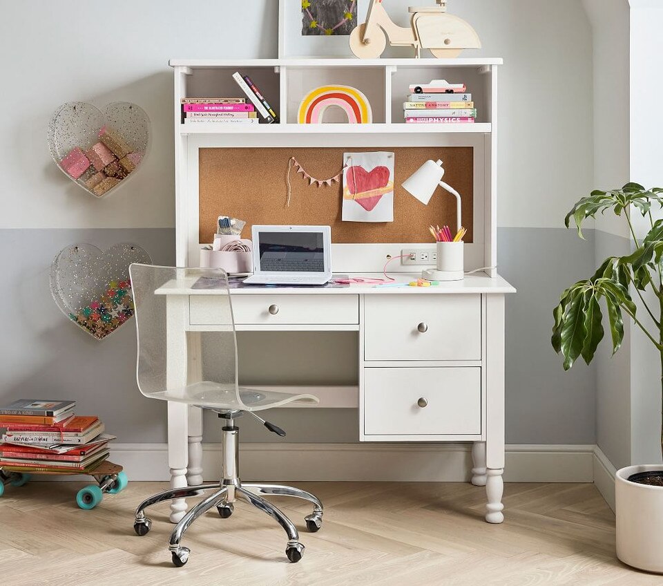 Catalina Storage Desk & Large Hutch Pottery Barn Kids Australia